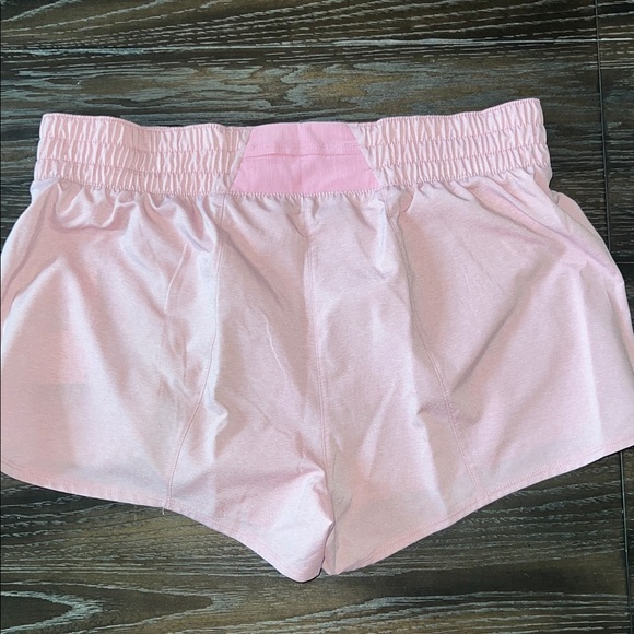 Nike dri fit light pink running shorts Large built in underwear - Picture 5 of 10
